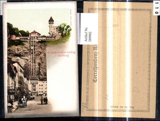 289902,Salzburg Elektrischer Aufzug Kutsche pub G. Baldi