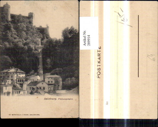 289914,Salzburg Festungsbahn Hohensalzburg Standseilbahn