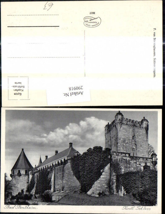 290918,Bad Bentheim Fürstliches Schloss