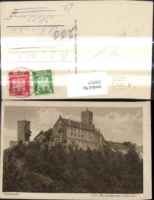 290923,Eisenach Die Wartburg v. Süd Ost