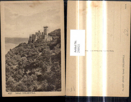290925,Koblenz Schloss Stolzenfels a. Rhein