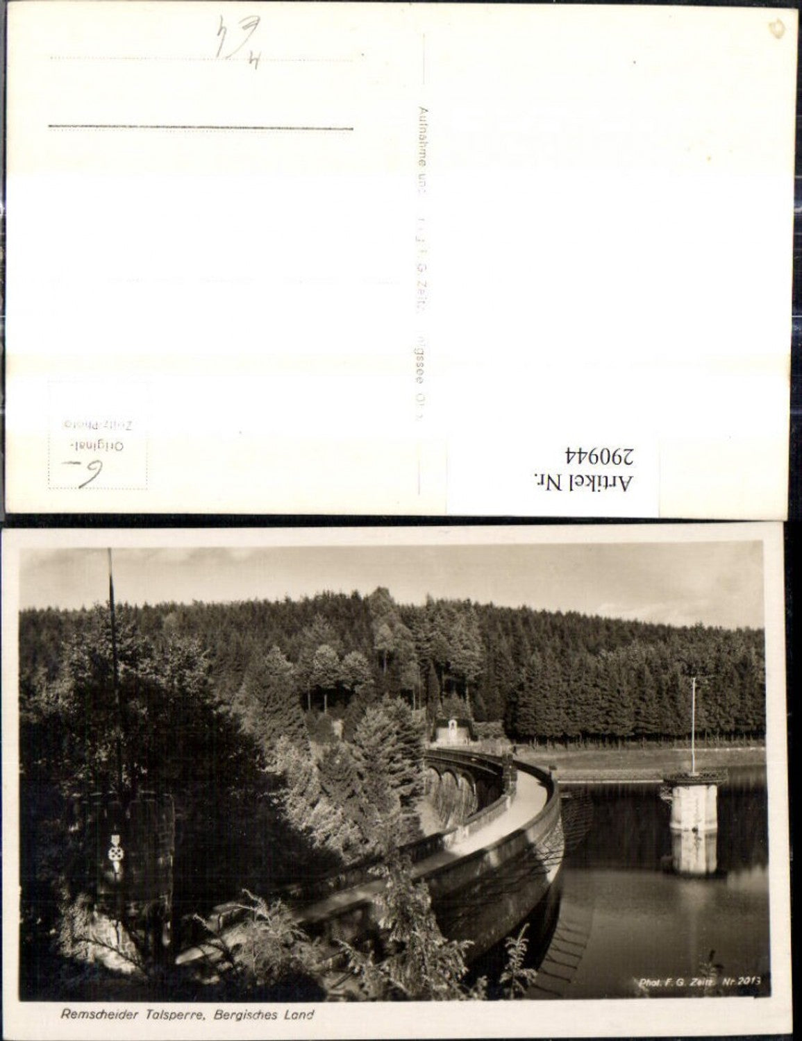 290944,Remscheider Talsperre Bergisches Land Remscheid Eschbachtalsperre