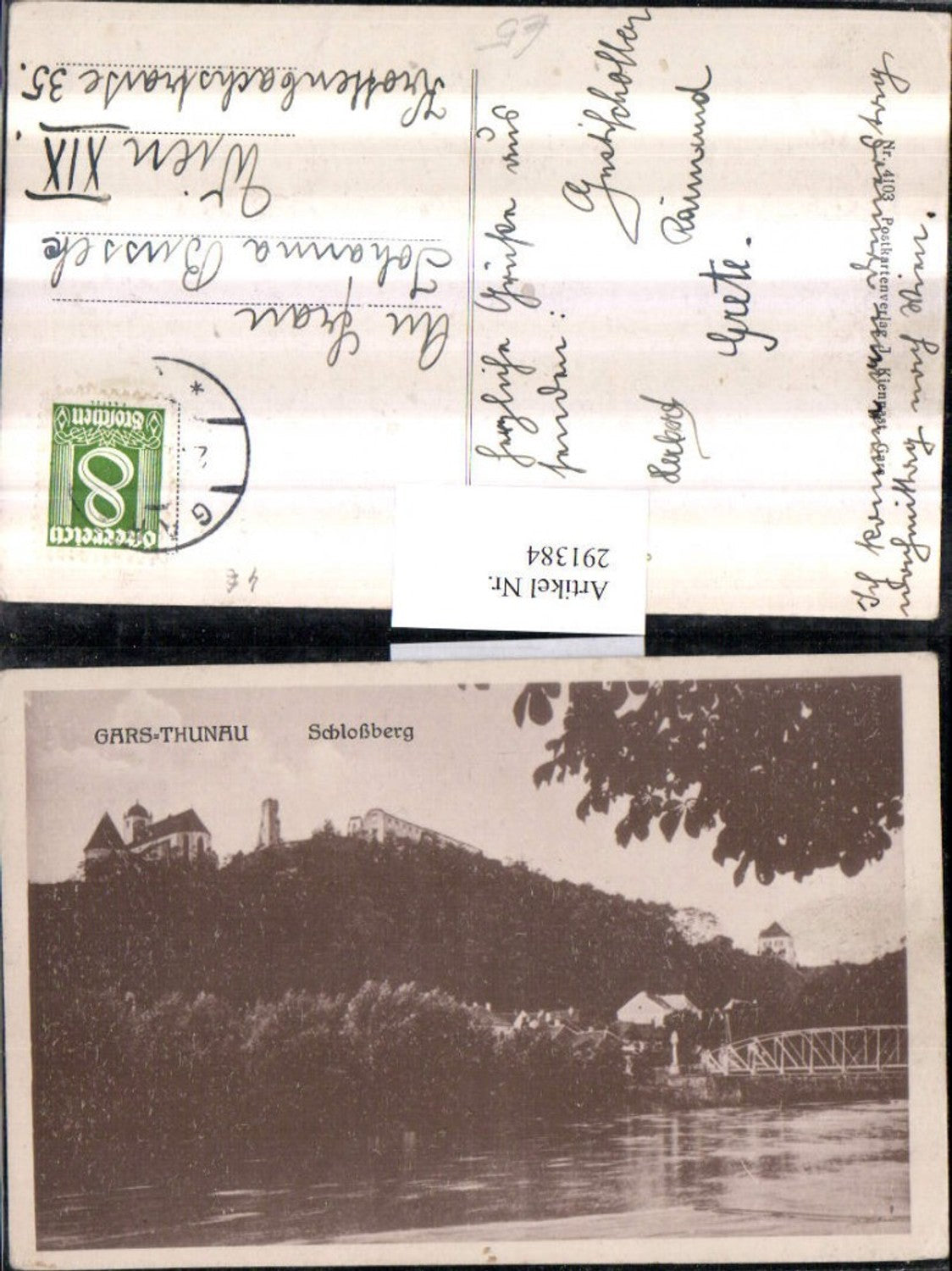 291384,Gars-Thunau Schlossberg Brücke