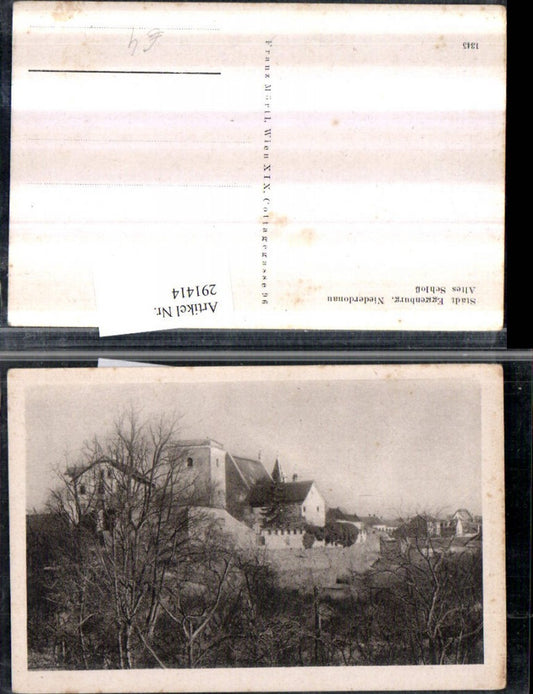 291414,Stadt Eggenburg Altes Schloss