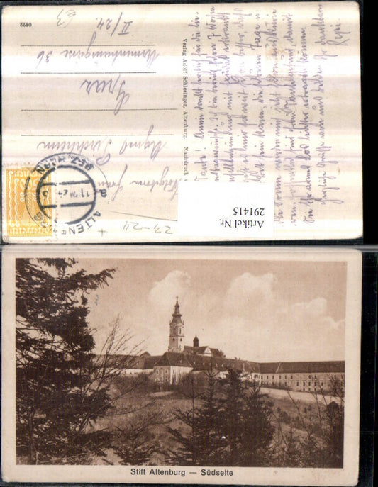 291415,Stift Altenburg Südseite