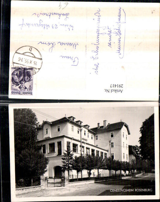 291417,Rosenburg Genesungsheim Gebäude