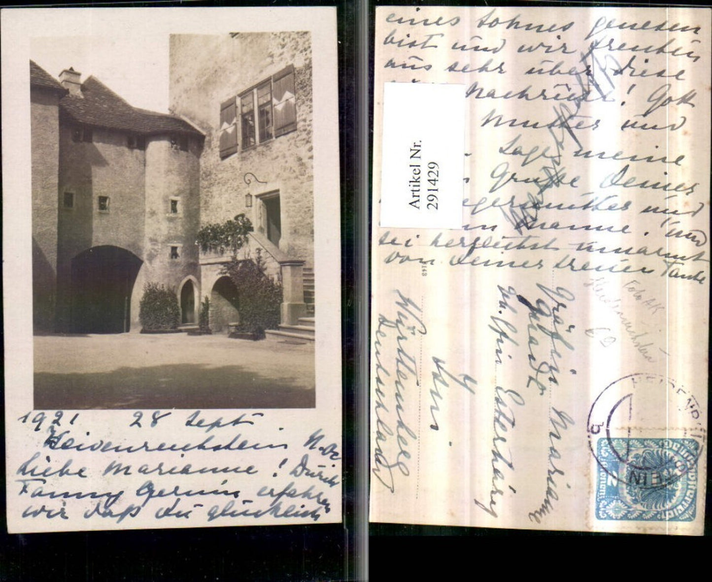 291429,Foto AK Heidenreichstein Burg Motiv