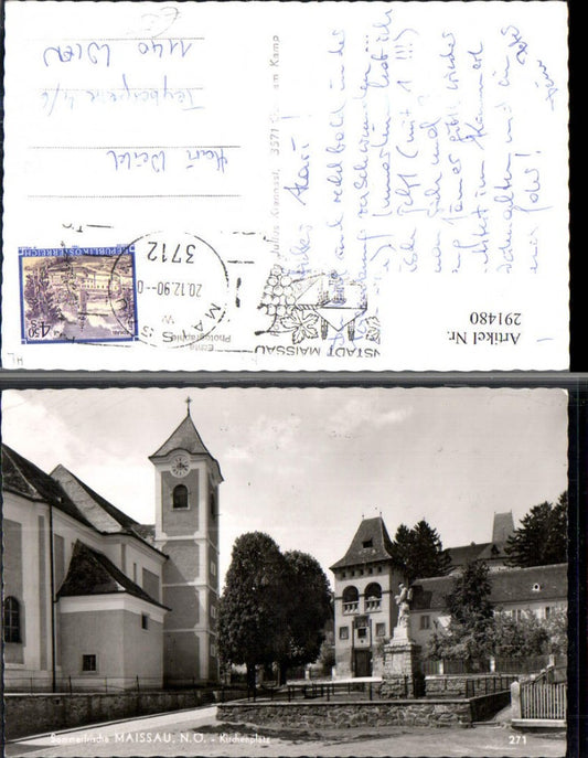 291480,Maissau Kirchenplatz Kirche Denkmal