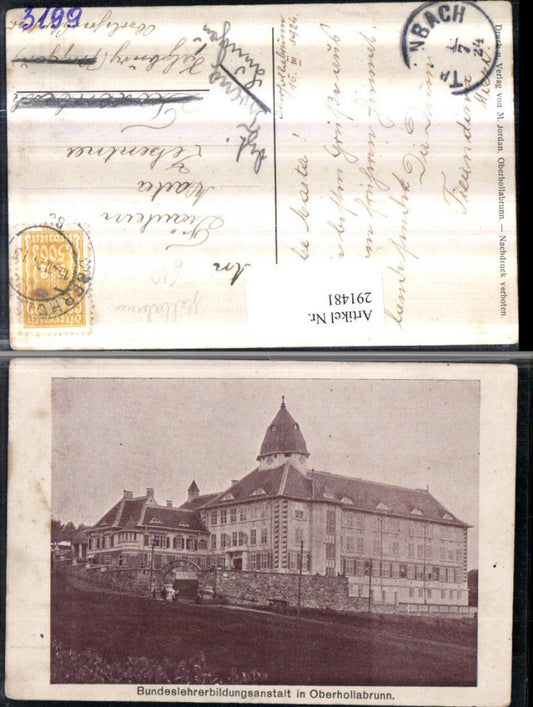 291481,Hollabrunn Bundeslehrerbildungsanstalt Oberhollabrunn