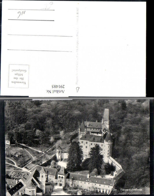 291485,Stadt Maissau Schloss Fliegeraufnahme