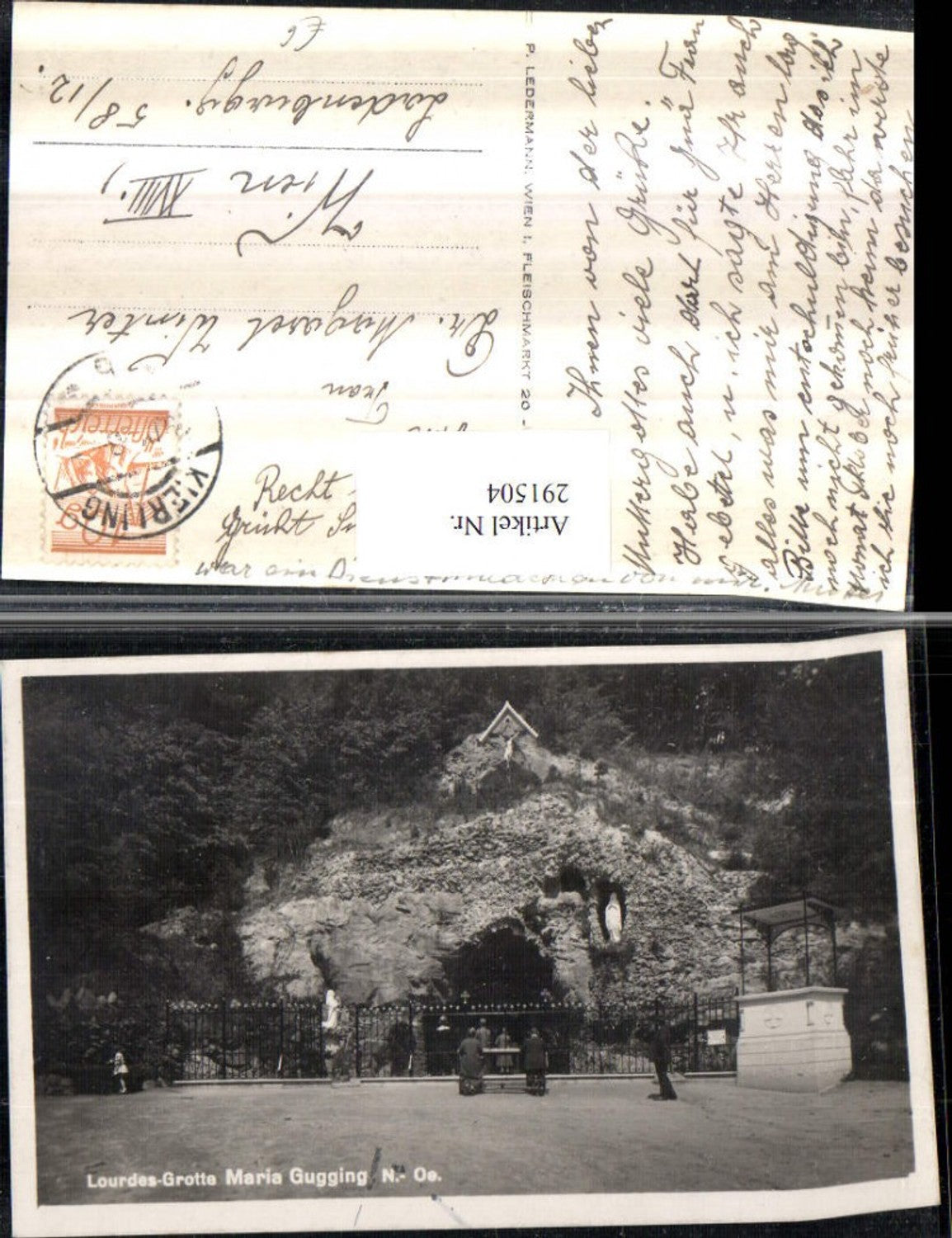 291504,Maria Gugging Lourdes Grotto