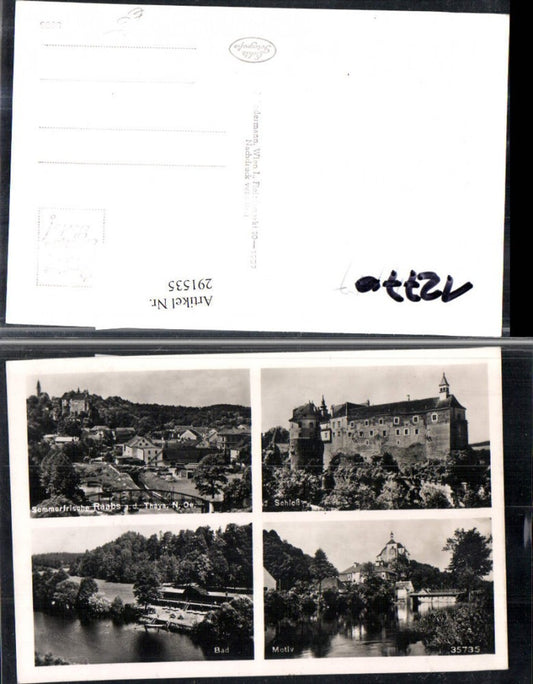 291535,Raabs an d. Thaya Totale Schoss Motiv Bad Mehrbildkarte