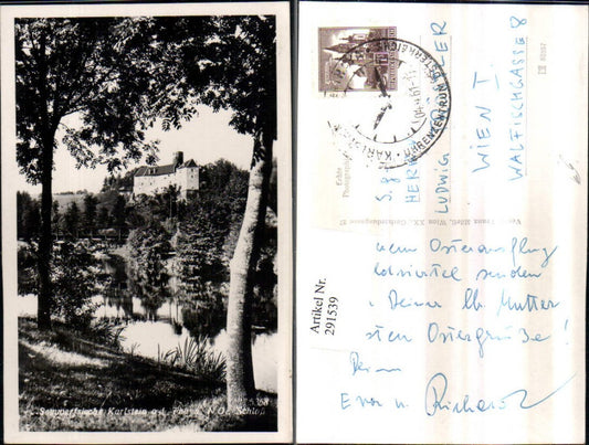 291539,Karlstein an d. Thaya Schloss Brücke