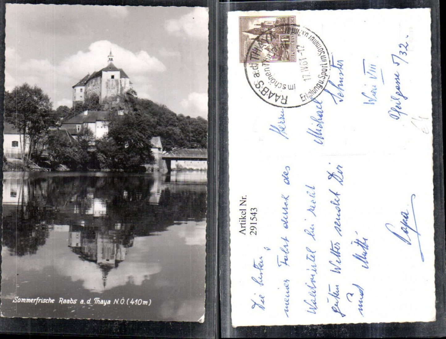 291543, Raabs an der Thaya, Castle Bridge