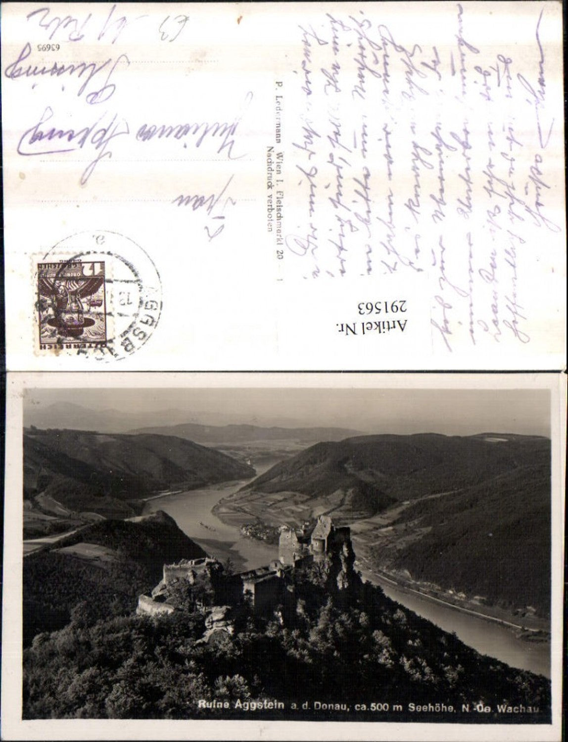 291563,Ruine Aggstein an d. Donau in d. Wachau