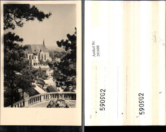 291608,Foto AK Mödling Teilansicht Kirche