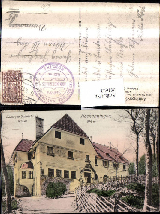 291623,Anninger-Schutzhaus am Hochaninger b. Pfaffstätten