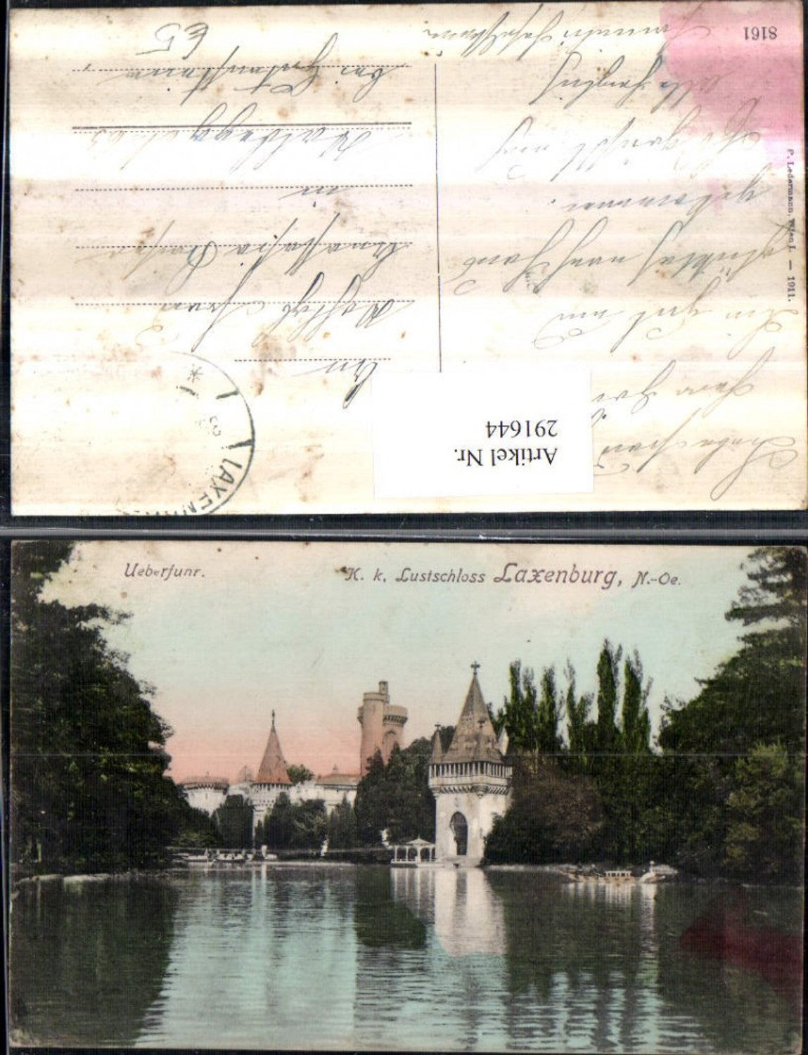 291644,K. k. Lustschloss Laxenburg Franzensburg