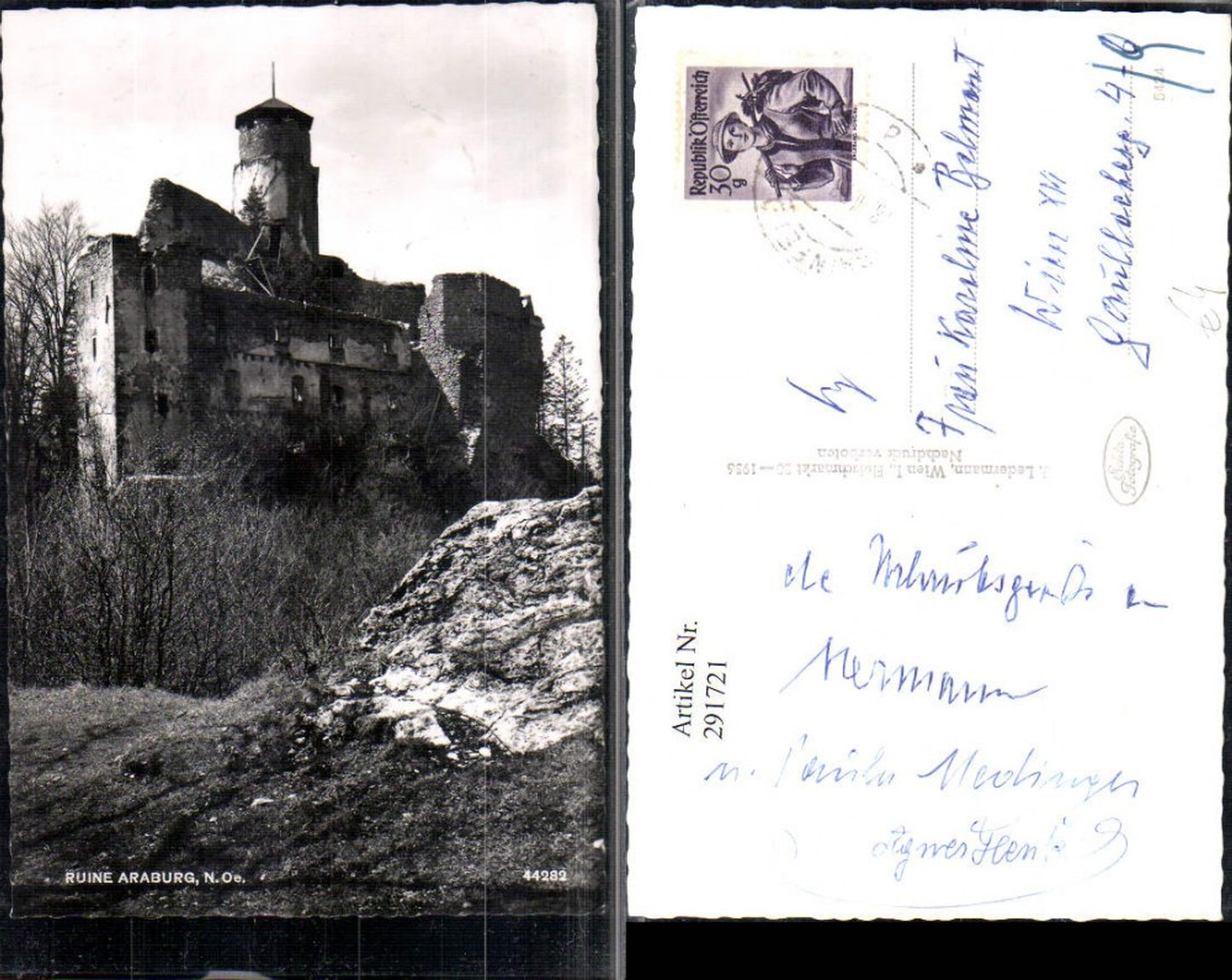 291721,Ruine Araburg b. Kaumberg