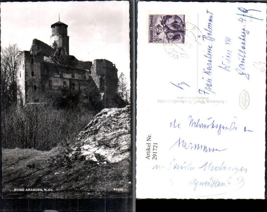 291721,Ruine Araburg b. Kaumberg