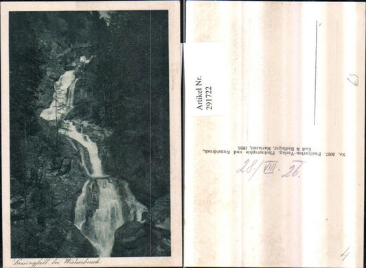 291722,Lassingfall Wasserfall b. Wienerbruck
