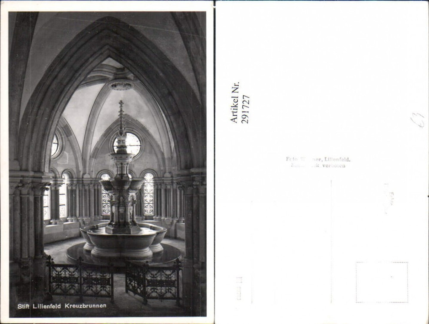 291727,Stift Lilienfeld Kreuzbrunnen Brunnen