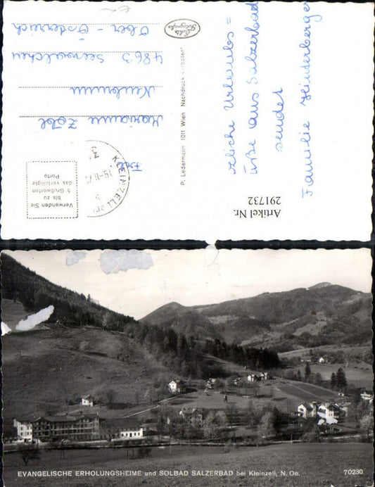 291732,Evangelische Erholungsheime u. Solbad Salzerbad b. Kleinzell