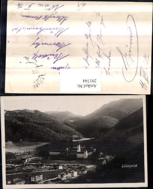 291744,Lilienfeld Stift Bergkulisse