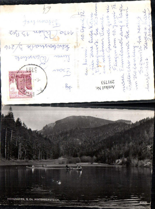291753,Hohenberg Hinterbergteich Ruderboote
