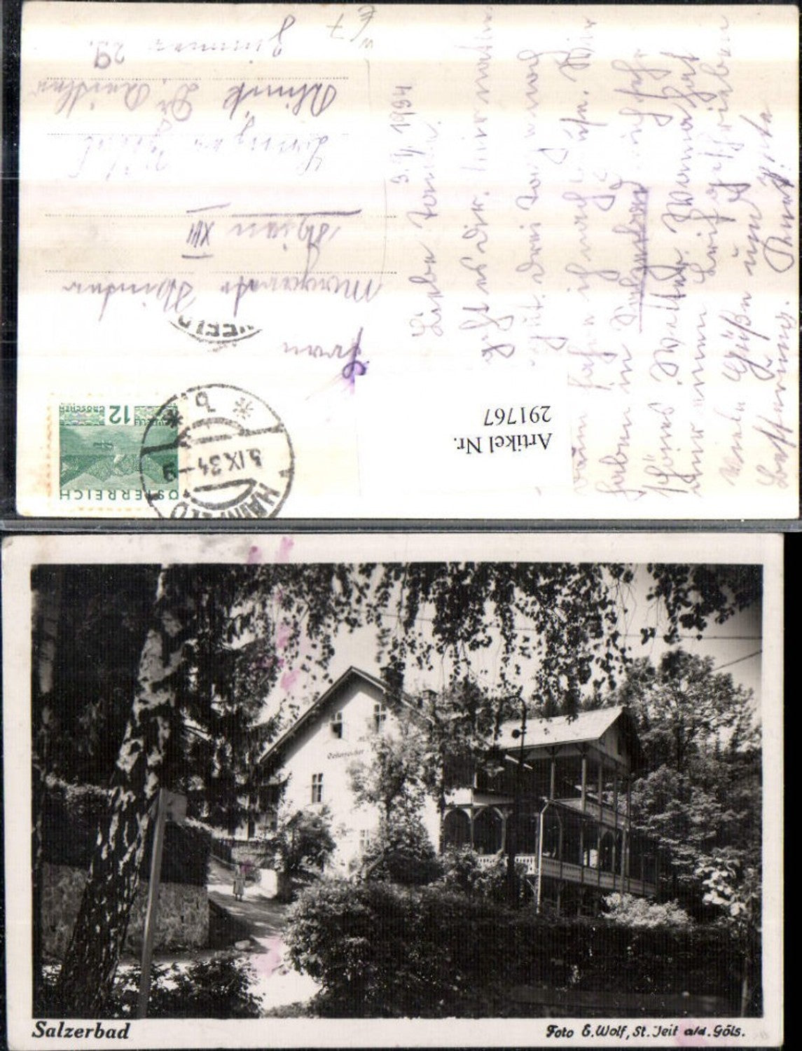 291767,Salzerbad Gebäude b. Hainfeld