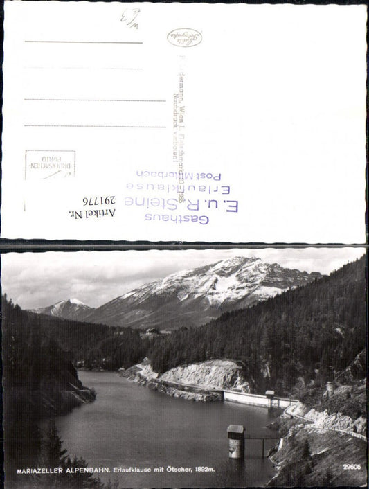 291776,Mariazellerbahn Erlaufklause m. Ötscher Bergkulisse b. Mitterbach