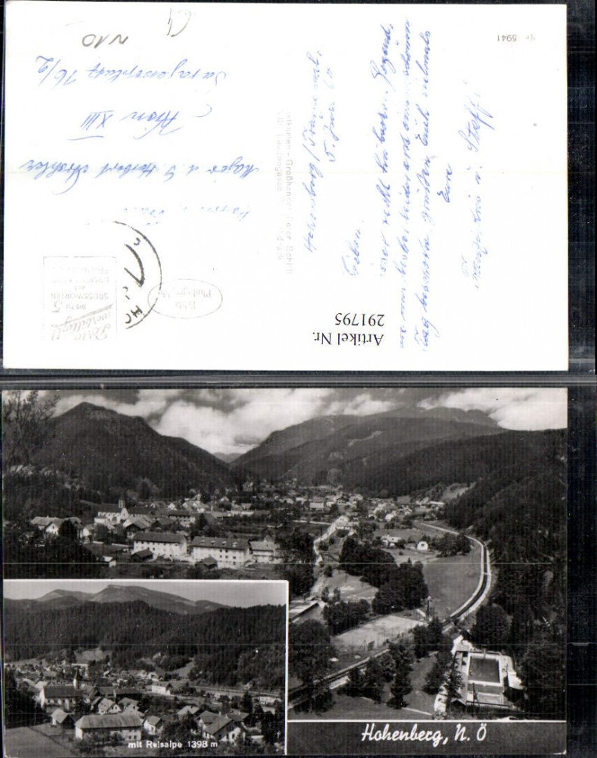 291795,Hohenberg Totale m. Reisalpe Mehrbildkarte