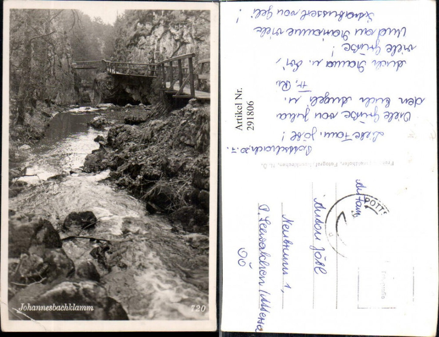 291806,Johannesbachklamm Klamm Partie b. Würflach