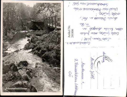 291806,Johannesbachklamm Klamm Partie b. Würflach