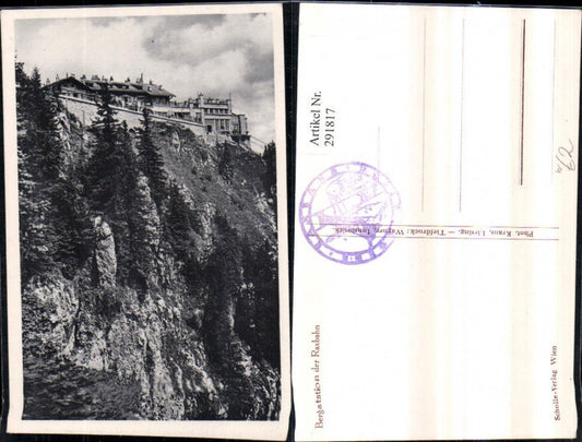 291817,Bergstation d. Raxbahn b. Reichenau