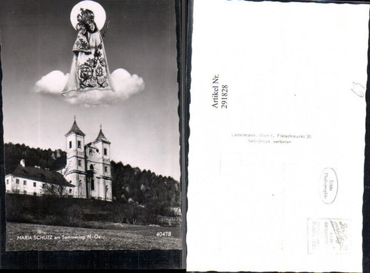 291828,Maria Schutz am Semmering Kirche Fotomontage Gnadenbild