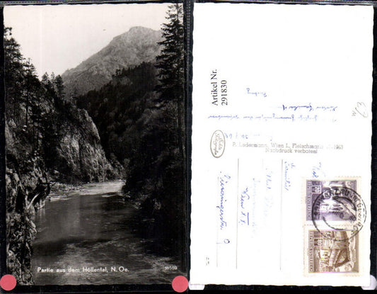 291830,Partie aus d. Höllental b. Schwarzau im Gebirge