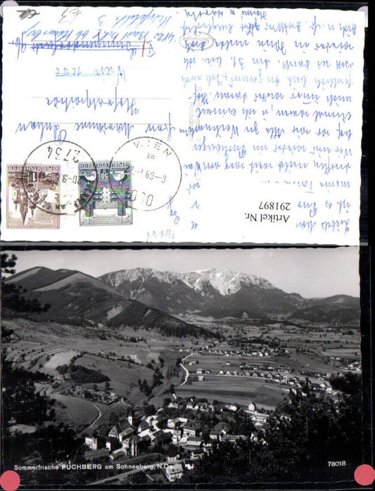 291897,Puchberg am Schneeberg Totale Bergkulisse
