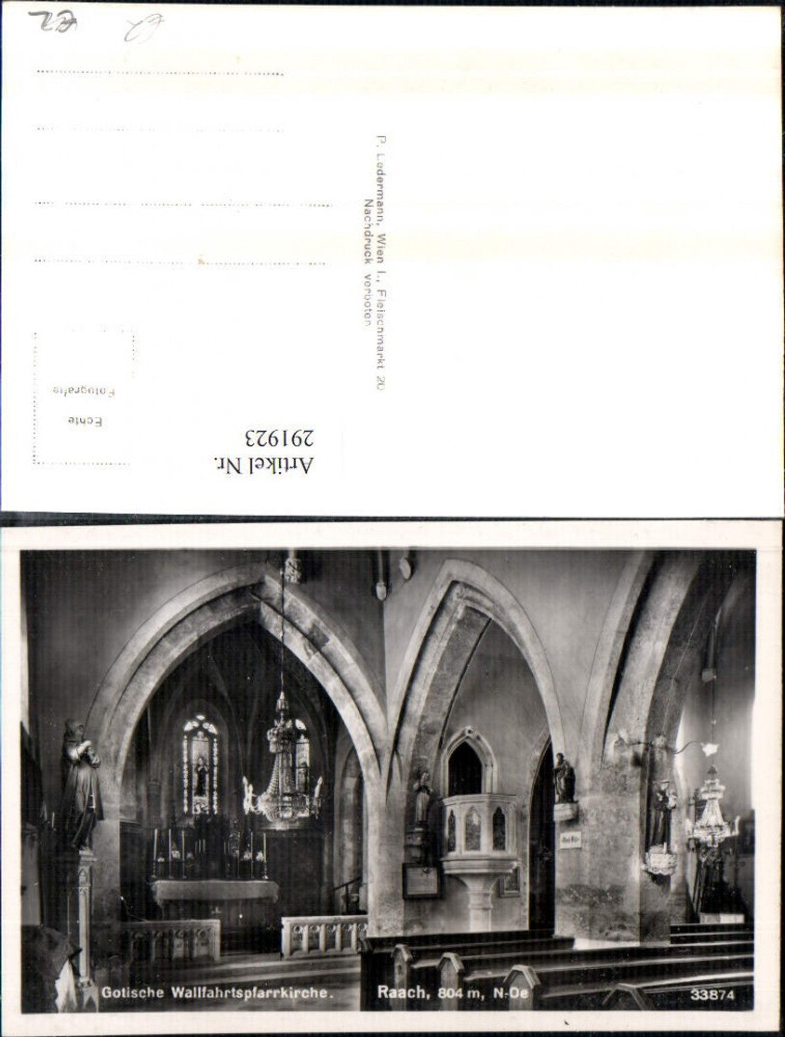 291923,Raach Gotische Wallfahrtskirche Kirche Innenansicht