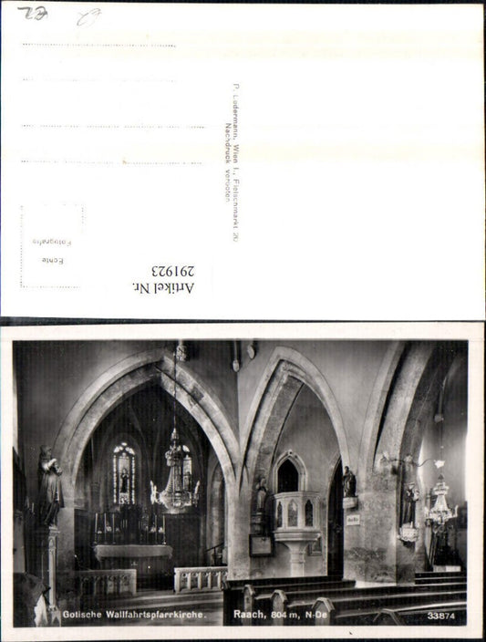 291923,Raach Gotische Wallfahrtskirche Kirche Innenansicht