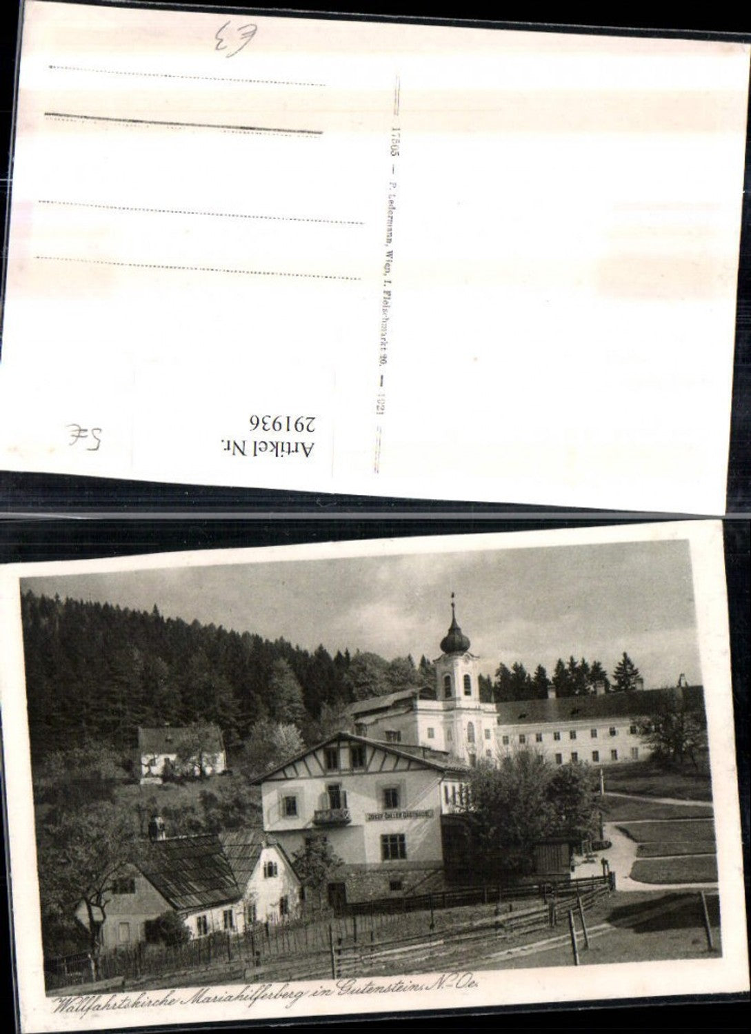 291936,Wallfahrtskirche Kirche Mariahilfberg in Gutenstein
