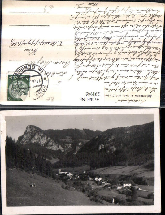 291945,Schwarzau im Gebirge Totale m. Falkenstein