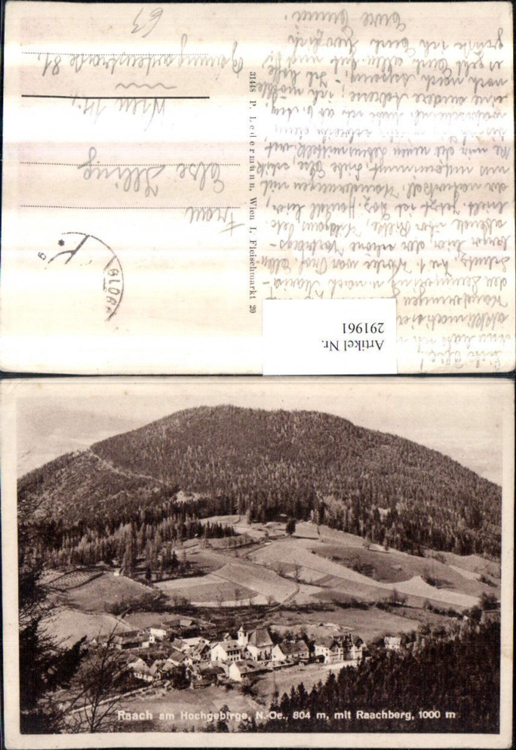 291961,Raach am Hochgebirge Totale m. Raachberg