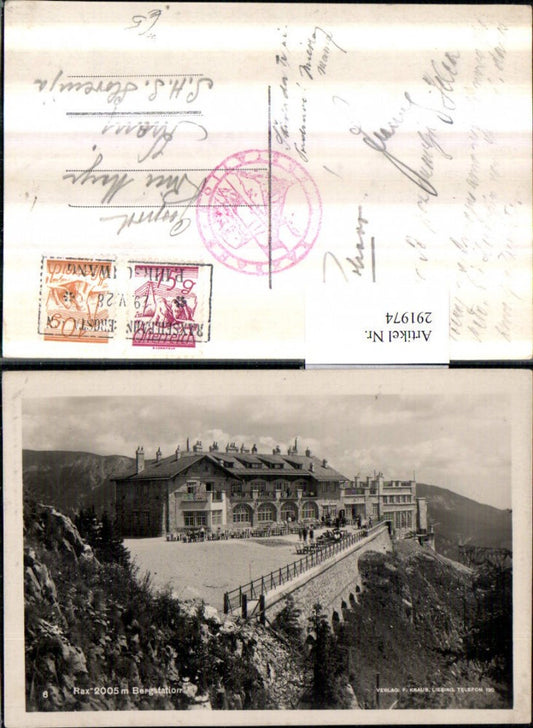 291974,Rax Bergstation b. Reichenau