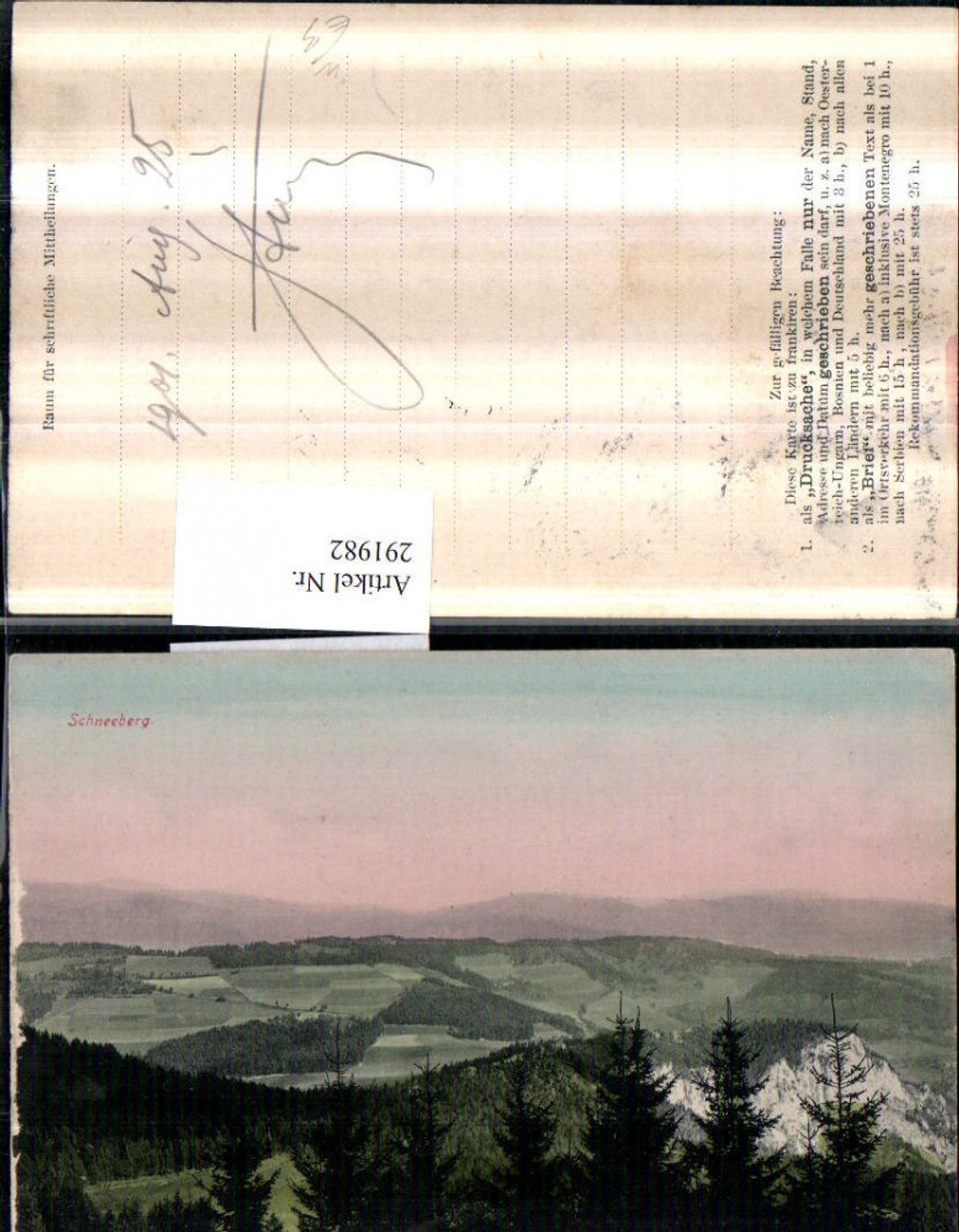 291982,Schneeberg Landschaft b. Semmering Puchberg