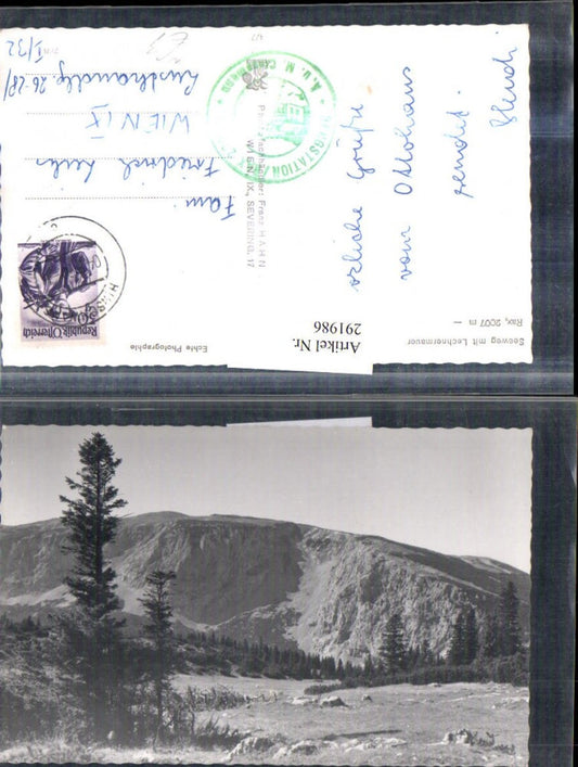 291986,Rax Seeweg m. Lechnermauer Bergkulisse b. Reichenau