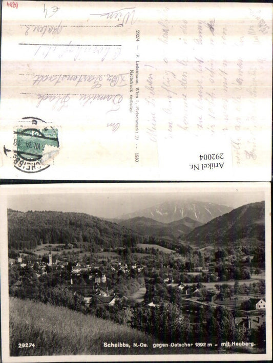 292004,Scheibbs Totale geg. Ötscher m. Heuberg