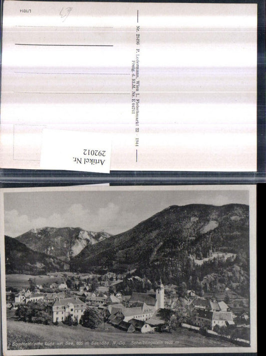 292012,Lunz am See Totale m. Scheiblingstein