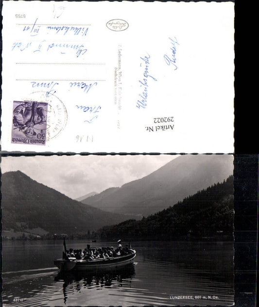 292022,Lunzersee See b. Lunz Motorboot Boot