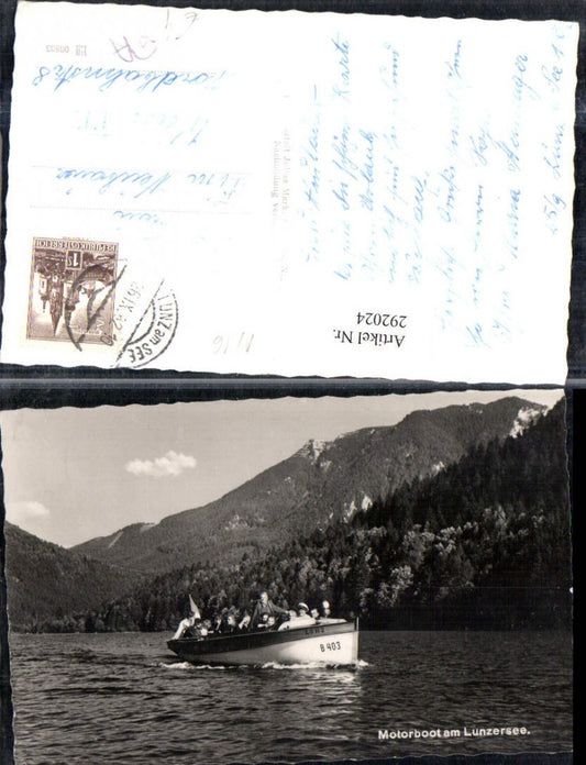 292024,Motorboot Boot am Lunzersee See b. Lunz